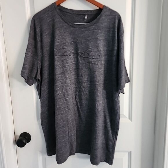 Authentic Turbo Porsche Embossed Gray Harren T-Shirt 100% Cotton Mens XL S/S - Picture 2 of 8